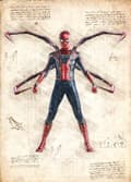 A3 Print - Spiderman multifärg
