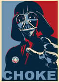 A3 Print - Star Wars - Darth Vader - Choke Multicolor