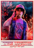 A3 Print - Stranger Things - Dustin Henderson multifärg