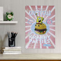 Miniatyrbild 2 av 3: Metallskylt 20cm x 30 cm SpongeBob - SvampBob Fyrkant - Sign Krusty Krab multifärg
