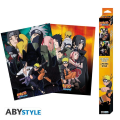 Miniatyrbillede 1 af 3: NARUTO SHIPPUDEN - Set 2 Chibi Posters - Ninjas Multicolor