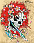 Ed Hardy Poster Redhead multifärg