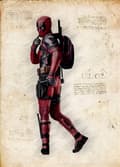 A3 Print - Deadpool Multicolor