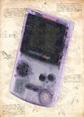 A3 Print - Gameboy multifärg