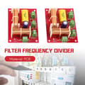 Miniatyrbillede 3 af 5: stk. 200w 3-vejs audiohøjttalere delefilter diskant + mellemtone + delefilter