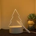 Luova LED-muistilehtiö-yövalo USB-viestitaululla Shape 4