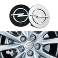 Opel Centrumkåpor / Fälgnav Bilmärke - 4-pack 62 59 mm - Silver