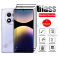 3 stycken Härdat Glas kompatibelt med Redmi Note 14 / Note 14 Pro / Note 14 Pro Plus Böjt Fulltäckande Skärmskydd Redmo Note 14 3 Pcs