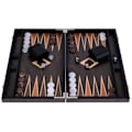Miniatyrbild 2 av 4: Engelhart- 250545 - 18 tum Deluxe Backgammon - Ebenholtsfaner och lack - brun