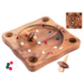 Miniatyrbild 1 av 6: Trä Tyrolean Roulette - Spinning Top Game - 10 bollar - Ekologiskt - Från 6 år
