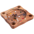 Miniatyrbild 6 av 6: Trä Tyrolean Roulette - Spinning Top Game - 10 bollar - Ekologiskt - Från 6 år