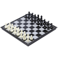 Miniatyrbild 3 av 6: Resespel - Engelhart - Backgammon/Schack - 24 cm - Svart/Vit - Magnetisk Svartvitt