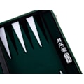 Miniatyrbild 3 av 6: Backgammon de Luxe - Hög kvalitet - 18 tum - Konstläder - Filtinlägg - Skimrande brickor