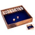 Miniatyrbild 1 av 5: Shut The Box 2 spelare - Trac Game - Ekologiskt träspel - från 6 år