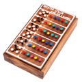 Miniatyrbild 1 av 6: Pusselspel: Mästarfärg i trä - 2 spelare - ekologiskt brädspel av träavdrag