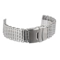 Miniatyrbillede 2 af 2: Sharkmesh klocklänk Silver 22mm