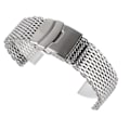 Pikkukuva 1 / 2: Sharkmesh klocklänk Silver 22mm