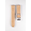 Miniatyrbillede 2 af 2: Premium klockarmband av beige / khaki mocka Khaki 22mm