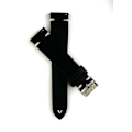 Pikkukuva 2 / 2: Svart klockarmband av konstläder Black 18mm