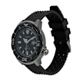 Pikkukuva 2 / 2: Honeycomb klockarmband av svart FKM gummi Black 22mm
