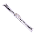 Miniatyrbilde 1 av 6: Jubileelänk med dubbellås Silver 22mm