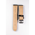 Miniatyrbillede 2 af 2: Premium klockarmband av svart mocka Black 18mm
