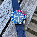 Miniatyrbillede 3 af 5: Blått sailcloth klockarmband Blue 20mm