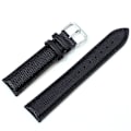 Pikkukuva 1 / 3: Ödlemönstrat band av svart läder Black 18mm
