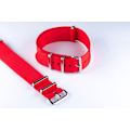 Pikkukuva 1 / 2: Rött natoband Red 24mm