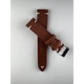 Pikkukuva 2 / 2: Ruskea keinonahkainen rannekoru Brown 18mm