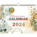 Miniatyrbillede 1 af 5: Vægkalender 2023-2024, 18 måneder at se vægplanlægningskalender 2023-2024, månedlig vægkalender juli. 2023 - dec. 2024