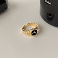 Miniatyrbillede 4 af 5: Vintage Ur Ring Guld Ur Knuckle Ring Ur Åben Finger Ring Retro Stak Ring Justerbar Håndlavet Ring Smykker til Kvinder og Piger