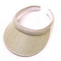Clip On Visir Solskjerm Hatt Voksen Bred Bret Clip On Hodeplagg Visir For Kvinner Beige