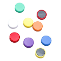 Miniatyrbilde 1 av 3: 30 st Kylskåp White Board Push Pin Magnets Whiteboard Magneter Fotomagnet Magnetisk Plast Pins Mixe Blandet farge Mixed color 2x2cm