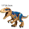 Miniatyrbillede 1 af 2: Dinosaurfigurer Indominus T Rex Blokke Legetøj Stor Dinosaur Blok, Børnefødselsdagsfest1