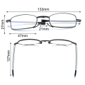 Miniatyrbild 3 av 10: Vikbara läsglasögon Presbyopia Glasögon SVART STYRKA Black Black Strength 3.5x-Strength 3.5x