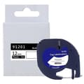 Miniatyrbild 5 av 5: Hot 5-pack Label Printer Tape Compatible with DYMO LetraTag Refill Plastic 91331