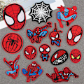 Miniatyrbild 2 av 3: 14st Tecknad Spiderman Strykplåster för kläder, gör-det-själv-sy-på-lappar Applikationslappar Reparationsplåster för kläder för jeans, byxor, ryggsäckar, kläder