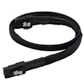 Pikkukuva 2 / 5: Sisäänrakennettu Mini Sas Sff-8087 - Sff-8087 -kaapeli, 36P - Mini Sas 36P -kaapeli, emolevypalvelimen kiintolevykaapeli 1 M Black