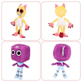 Miniatyrbild 3 av 5: Plushies Söta Anime Plushies Söta Cartoon Anime Karaktärformade Plushies för Barn Vuxna Scrap