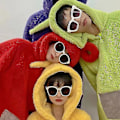 Miniatyrbild 5 av 5: Teletubbies vuxen onesies, en-delad pyjamas jumpsuit för män och kvinnor, unisex par hem kläder Red S