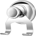 Suction Cups Hook Suction Cup with 2 Hooks Prevents Drilling Waterproof Reusable for Towels Bathrobes Bathroom Silver