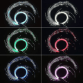 Miniatyrbilde 2 av 4: Led fiberoptisk pisk danserom pisk super lyst lys 40 fargeeffekt 360 dreibar piksel Rave pisk