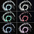 Pikkukuva 2 / 4: Led-kuituoptinen piiska Dance Space Whip Super Bright Light 40 Color Effect 360 Kääntyvä Pixel Rave Whip