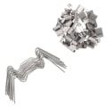 Miniatyrbillede 3 af 4: 100 stk. Glassine W-clips til drivhusglas, drivhusglas, W-trådklips, drivhusklemmer til glas