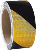 Vanntett varseltape for utendørs 10m x 5cm reflekterende