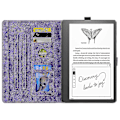 Pikkukuva 4 / 5: Sakura Cat case Amazon Kindle Scribelle 10.2 2022 Purple
