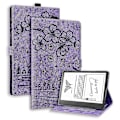 Pikkukuva 1 / 5: Sakura Cat case Amazon Kindle Scribelle 10.2 2022 Purple
