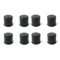 8-pack candle holders for DIY candlesticks Black Black 11