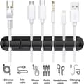 Miniatyrbild 2 av 5: Cable Clips Desk Organizer, 3 Pack Cable Holder, Cord Organizer, Cable Management for USB Charging Cables